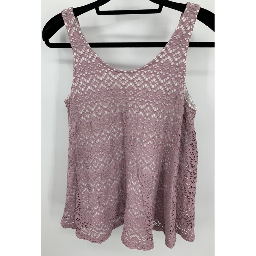 Anthropologie Deletta Germaine Eyelet Lace Tank Top‎ Size Small